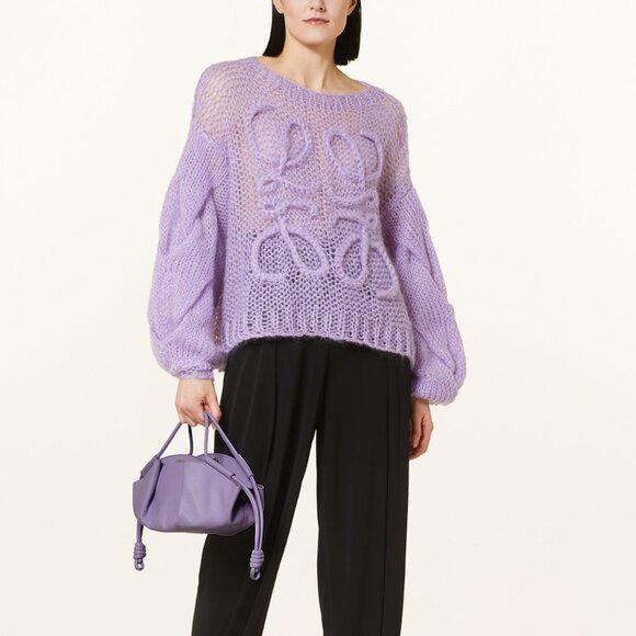 Loewe Light Purple Knit Sweater - Picture 1 of 11